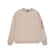 Vintage Sand Sweater Essentials RL Alpha Industries , Beige , Heren