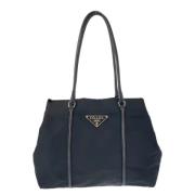 Pre-owned Canvas totes Prada Vintage , Black , Dames