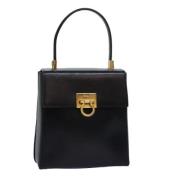 Pre-owned Leather handbags Salvatore Ferragamo Pre-owned , Black , Dam...