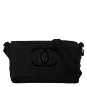 Pre-owned Fabric crossbody-bags Chanel Vintage , Black , Dames