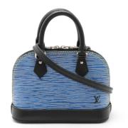 Pre-owned Leather louis-vuitton-bags Louis Vuitton Vintage , Blue , Da...