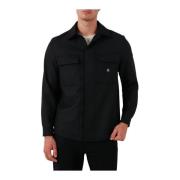 Zwart Logo Jas - Carper Boss , Black , Heren