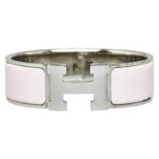 Pre-owned Metal bracelets Hermès Vintage , Pink , Dames