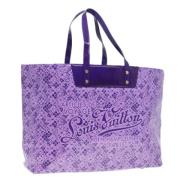 Pre-owned Metal totes Louis Vuitton Vintage , Purple , Dames