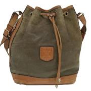 Pre-owned Leather celine-bags Celine Vintage , Green , Dames