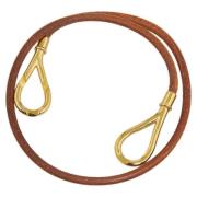 Pre-owned Metal bracelets Hermès Vintage , Yellow , Dames