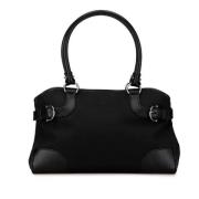 Pre-owned Canvas handbags Salvatore Ferragamo Pre-owned , Black , Dame...