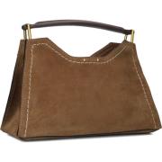 Aurora Schoudertas in Cognac Suède Gianni Chiarini , Brown , Dames