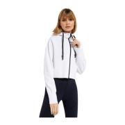 Witte hoodie Edson Gauge81 , White , Dames