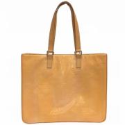 Pre-owned Leather totes Louis Vuitton Vintage , Yellow , Dames