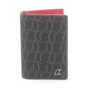 Pre-owned Canvas wallets Christian Louboutin Pre-owned , Black , Heren