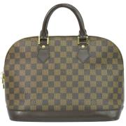 Pre-owned Canvas louis-vuitton-bags Louis Vuitton Vintage , Brown , Da...