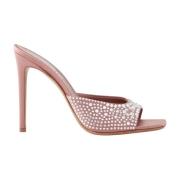 Roze Kristal Stiletto Hakken Paris Texas , Pink , Dames