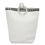 Pre-owned Leather celine-bags Celine Vintage , White , Dames