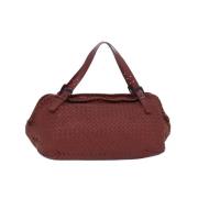 Pre-owned Leather totes Bottega Veneta Vintage , Red , Dames