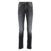 Donkergrijze Stretch Denim Skinny Jeans Dondup , Gray , Heren