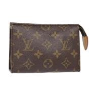 Pre-owned Canvas pouches Louis Vuitton Vintage , Brown , Dames