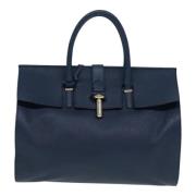 Pre-owned Leather balenciaga-bags Balenciaga Vintage , Blue , Dames