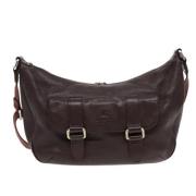 Pre-owned Leather shoulder-bags Burberry Vintage , Brown , Dames