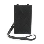 Pre-owned Leather wallets Bottega Veneta Vintage , Black , Dames