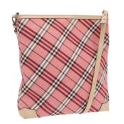 Pre-owned Canvas shoulder-bags Burberry Vintage , Red , Dames