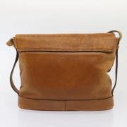 Pre-owned Leather shoulder-bags Salvatore Ferragamo Pre-owned , Brown ...