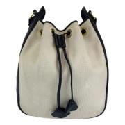 Pre-owned Leather shoulder-bags Yves Saint Laurent Vintage , White , D...