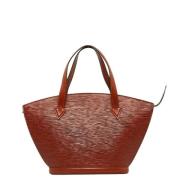 Pre-owned Leather handbags Louis Vuitton Vintage , Brown , Dames