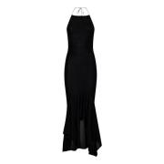 Maxi Jurk Alexandre Vauthier , Black , Dames