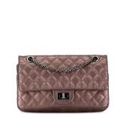 Pre-owned Leather chanel-bags Chanel Vintage , Pink , Dames