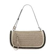 Beige Gehaakte Schoudertas Bumper-15 JW Anderson , Beige , Dames