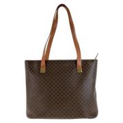 Pre-owned Canvas shoulder-bags Celine Vintage , Brown , Dames