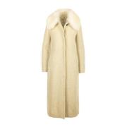 Boucle Fur Jas Peuterey , Beige , Dames