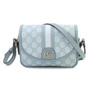 Pre-owned Leather gucci-bags Gucci Vintage , Blue , Dames