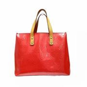 Pre-owned Leather handbags Louis Vuitton Vintage , Red , Dames