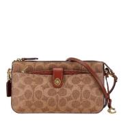 Pre-owned Canvas shoulder-bags Coach Pre-owned , Brown , Dames