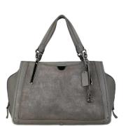 Pre-owned Leather handbags Coach Pre-owned , Gray , Dames