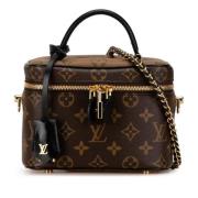 Pre-owned Canvas handbags Louis Vuitton Vintage , Brown , Dames