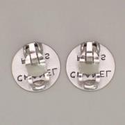 Pre-owned Metal earrings Chanel Vintage , Gray , Dames