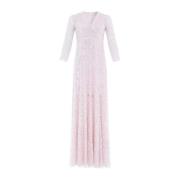 Roze Pailletten Maxi Jurk Isabella Diamond Needle & Thread , Pink , Da...