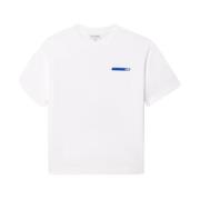 Bloemenprint Loose Fit T-shirt Lacoste , White , Heren