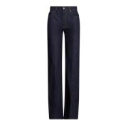 marineblauwe jeans met wijde pijpen Ralph Lauren , Blue , Dames