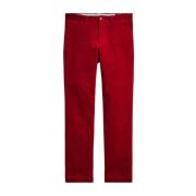 Rode corduroy broek Ralph Lauren , Red , Heren