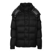 Afneembare donsjas voor winterstijl Moncler , Black , Heren