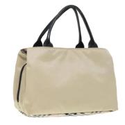 Pre-owned Nylon handbags Burberry Vintage , Beige , Dames