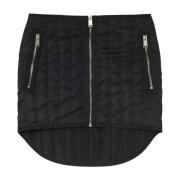 Zwarte Gewatteerde Mini Rok Heron Preston , Black , Dames