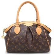 Pre-owned Canvas handbags Louis Vuitton Vintage , Brown , Dames