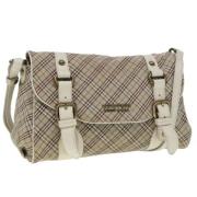 Pre-owned Canvas shoulder-bags Burberry Vintage , Gray , Dames