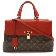 Pre-owned Canvas handbags Louis Vuitton Vintage , Red , Dames