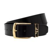 Zwarte Monogram Riem Philipp Plein , Black , Heren